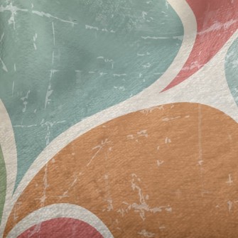 Vintage Abstract Illustration Minky