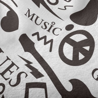 Black Music Elements Minky