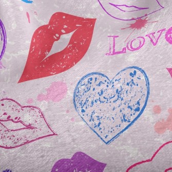 Lips Of Love Minky