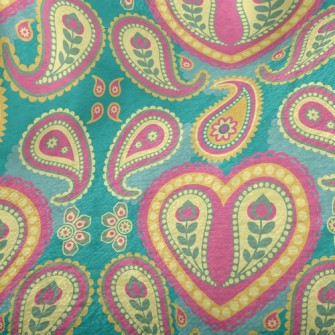 Heart Shaped Amoeba Illustrati Minky
