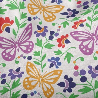 Flying Butterflies Minky