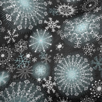 Snowflakes Minky