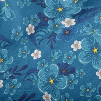 Cool Color Flower Minky