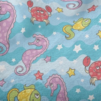 Underwater Animals Minky