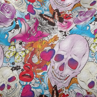 Fancy Skull Minky