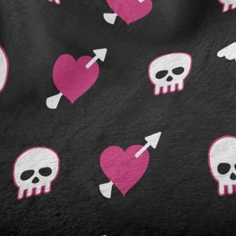 Heart Skull Minky