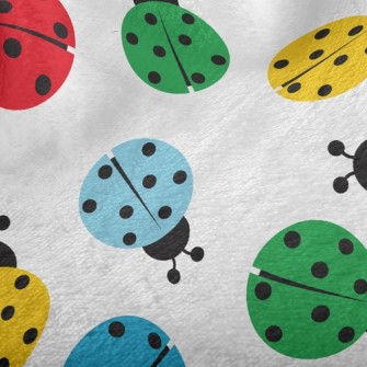 Colorful Ladybug Minky