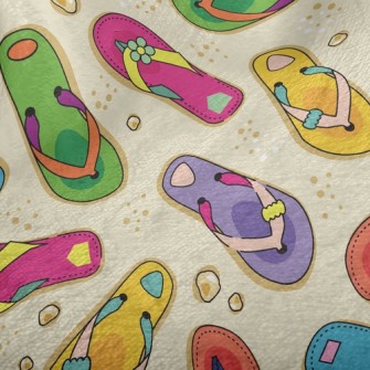 Fancy Beach Shoes Minky