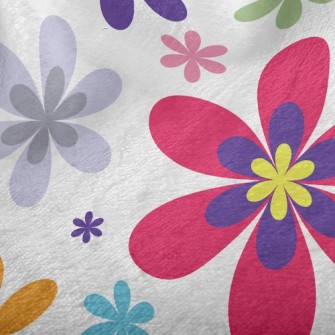 Colorful Flowers Minky