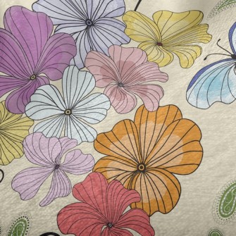 Colorful Butterfly Minky