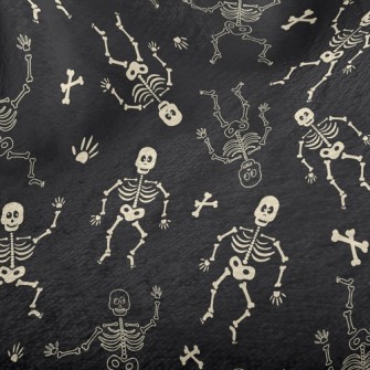 Dancing Skeleton Minky