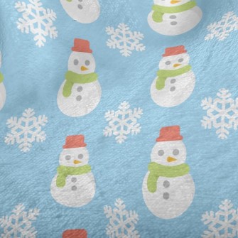 Cute Snowman Minky