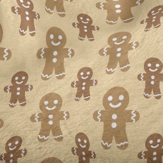 Gingerbread Man Minky