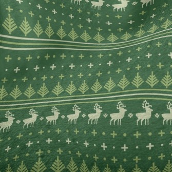Christmas Elk Elements Minky