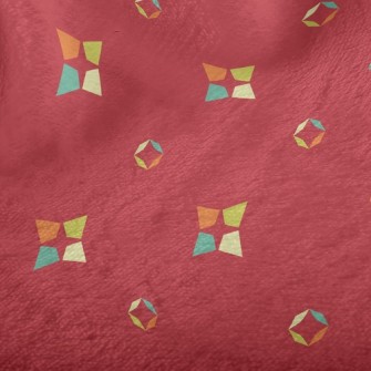 Nostalgic Colored Squares Minky