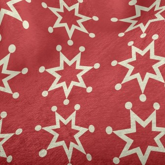 Graceful Seven-Pointed Star Minky
