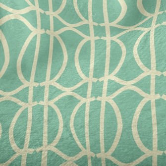 Interlaced Circles And Lines Minky