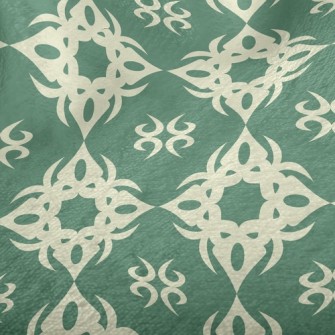 Retro Deformed Flower Minky