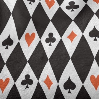 Fashion Diamond Playing Cards Minky