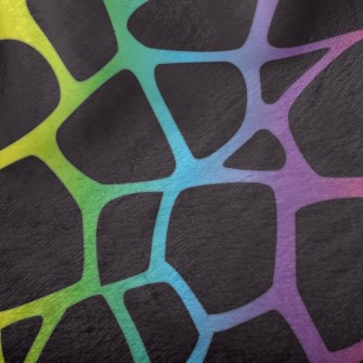 Colorful Giraffe Pattern Minky