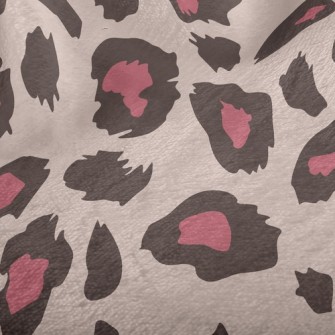 Pink Fashion Leopard Print Minky