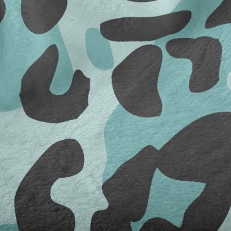 Cool Color Leopard Print Minky