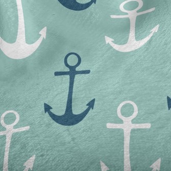 Two-Tone Navy Print Minky