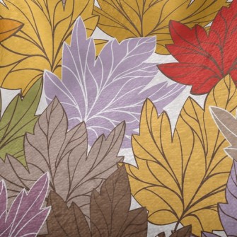 Withered Yellow Maple Leaf Minky