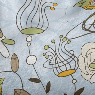 Psychedelic Garden Minky