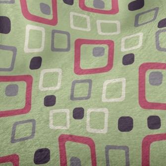 Geometric Square Cube Minky