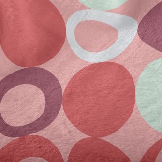 Red Fashion Dots Minky