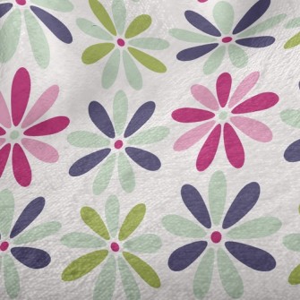 Three-Color Shades Of Floral Minky