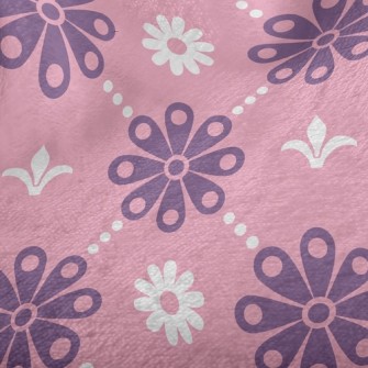 Two-Color Romantic Flower Minky