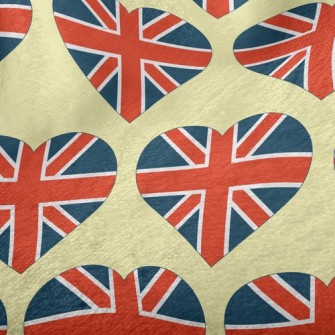 Union Jack Heart Minky