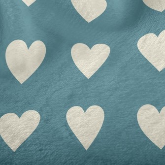 Simple Arrangement Of Hearts Minky