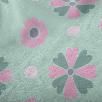 Cute Bicolor Petals Minky