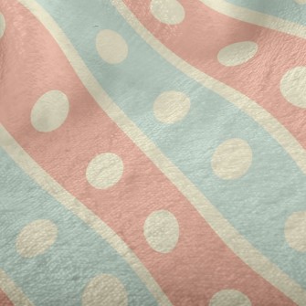 Two-Color Dotted Lines Minky