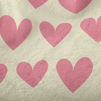 Simple Pink Heart Minky
