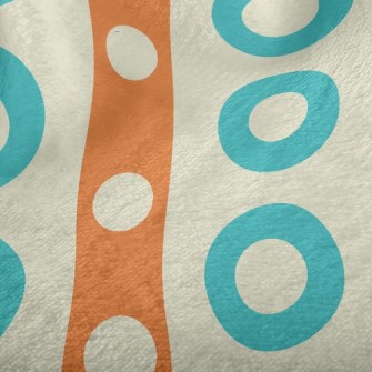 Size Circle Lines Minky