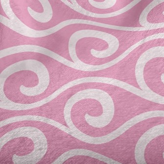 Cute Swirl Waves Minky