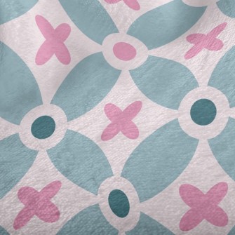 Flower Splicing Dots Minky