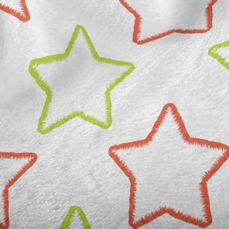 Two-Color Line Stars Minky