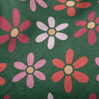 Beautiful Colorful Flowers Minky
