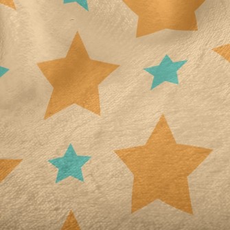 Shining Colorful Stars Minky
