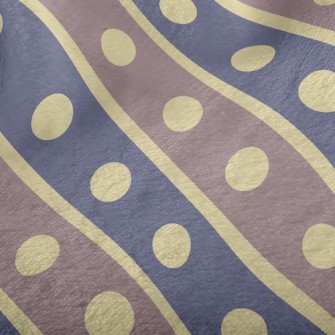 Cool Color Diagonal Stripes Minky