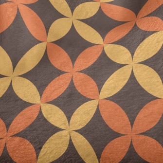 Two-Color Petal-Shaped Floral Minky