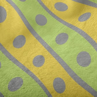 Dots Inside Diagonal Stripes Minky