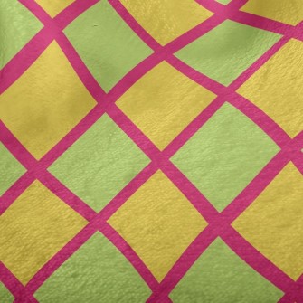 Two-Color Stitching Diamond Minky