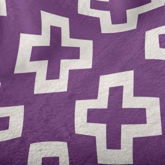 Psychedelic Cross Print Minky