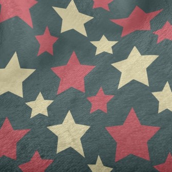 Two-Color Big And Small Stars Minky